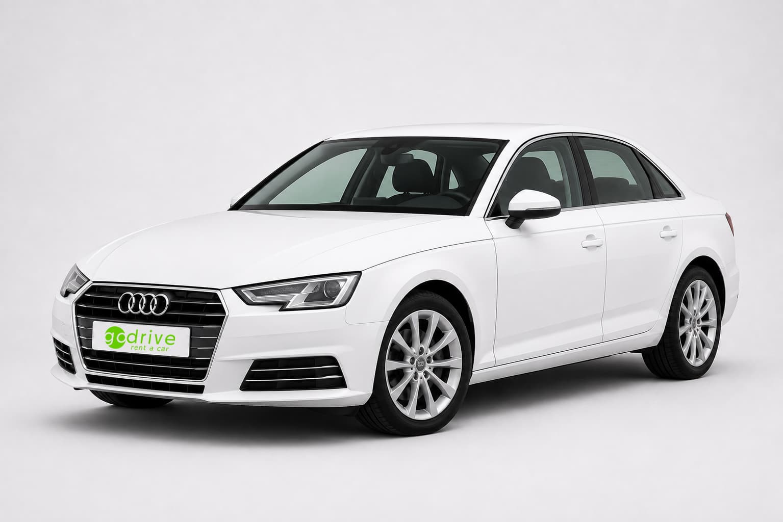 Audi A4 (2018, White)